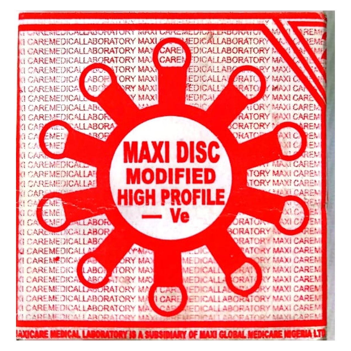 Blood Grouping Disc (–Ve)